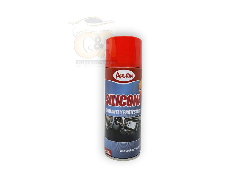 Silicona para tableros y cueros Arlon 450ml (Auto nuevo)