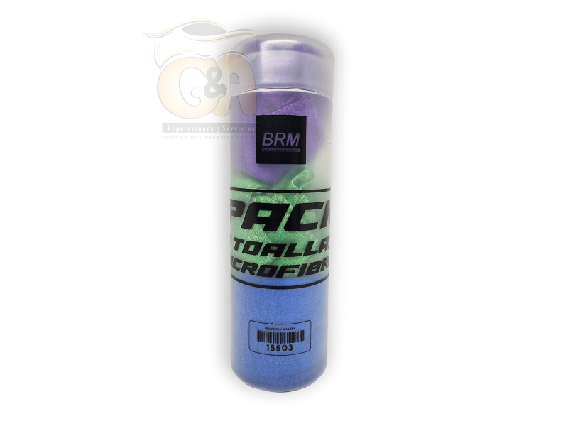 Pack 3 toallas de microfibra BRM 400grs