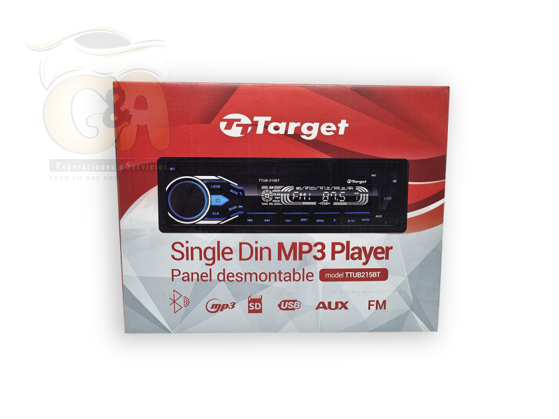 Radio 1 din Target TTUB215BT